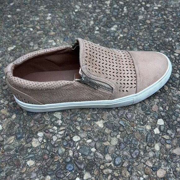 Report Alexa Women's Tan Double Zip Slip On Shoes Size 8.5 - Picture 5 of 10